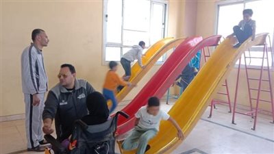 ذوو الهمم والقدرات الخاصة يشاركون بمبادرة العيد أحلى بمركز شباب كفر الصلاحات ببني عبيد