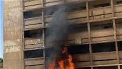 بيان عاجل من جامعة حلوان عن حريق كلية الهندسة