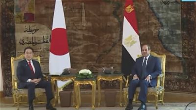تعرف على تفاصيل لقاء الرئيس السيسي مع رئيس وزراء اليابان