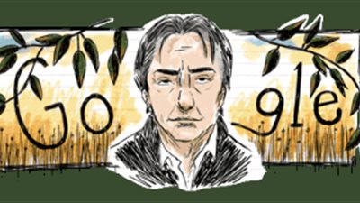 جوجل يحتفي بذكرى ميلاد الممثل العالمي ألان ريكمان