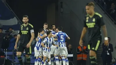 شاهد أهداف مباراة ريال مدريد ضد ريال سوسييداد اليوم في الدوري الإسباني.. برشلونة يلامس لقب لا ليجا