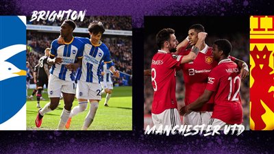موعد مباراة برايتون ضد مانشستر يونايتد اليوم في الدوري الإنجليزي والقنوات الناقلة والتشكيل