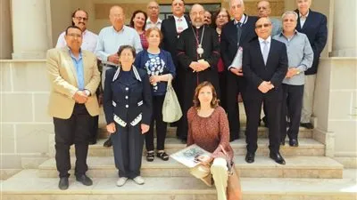 بطريرك الأقباط الكاثوليك يستقبل المجلس الجديد لخدمة مار منصور بالقاهرة