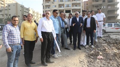 محافظ الجيزة يعاين مواقع تحويلات المرافق ونسبة تنفيذ تغطية ترعة المريوطية 