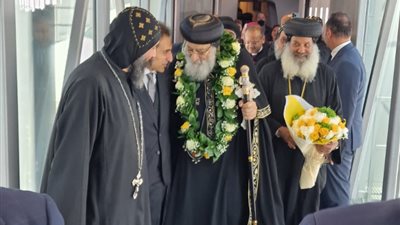  البابا تواضروس يصل إلى روما 