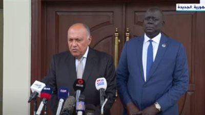 وزير الخارجية يؤكد ضرورة وقف إطلاق النار وتوفير الممرات الآمنة بالسودان