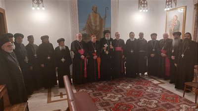 البابا تواضروس يزور الكلية الحبرية الإثيوبية بمدينة الڤاتيكان 