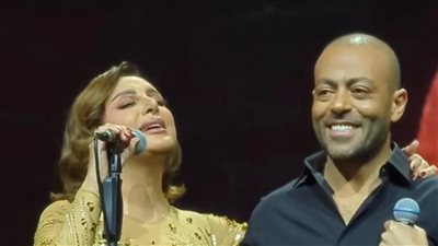 أنغام وتامر عاشور.. حالة خاصة جدًا في 