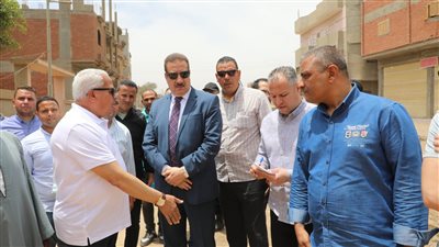محافظ المنوفية يتفقد مركز شباب شما وبدء توصيل الصرف الصحي لمنطقة تجمع العفيفي