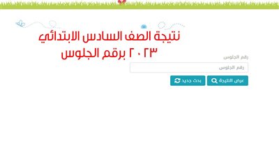 الآن.. تعرف على نتيجة الصف السادس الابتدائي الترم الثاني محافظة القليوبية