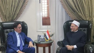 مفتي الجمهورية يستقبل سفير جمهورية كازاخستان بالقاهرة اليوم