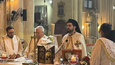 تزامنا مع ذكرها.. الأنبا باخوم يترأس عيد القديسة ريتا ببولاق