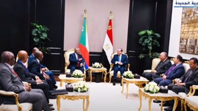 عاجل.. السيسي يلتقي رئيس الاتحاد الأفريقي بشرم الشيخ