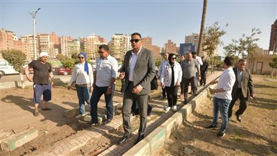 محافظ الدقهلية في جولة لتفقد أعمال التطوير الجارية في شارع الجيش