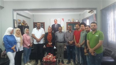 وكيل وزارة الشباب والرياضة بالدقهلية تلتقي أعضاء سفراء مشواري بالدقهلية