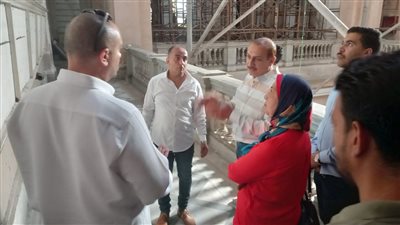 مساعد وزير السياحة يتفقد سراي الحقانية في محافظة الإسكندرية