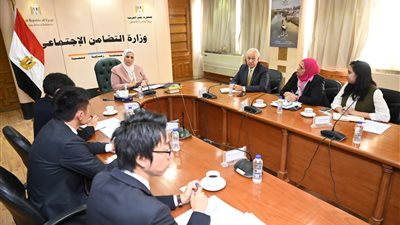 القباج تستقبل وفد هيئة التعاون الياباني 