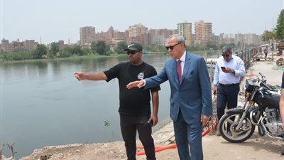 محافظ القليوبية يتفقد مشروعات إنشاء ممشى النيل وتطوير سور السكة الحديد ببنها