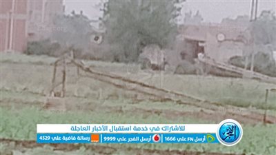 سقوط محول كهرباء هوائي بالمنوفية بسبب الطقس السيء