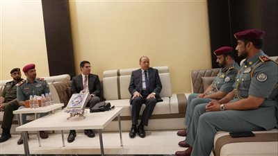 تفاصيل استقبال أكاديمية العلوم الشرطية بالشارقة لرئيس جامعة المنصورة لبحث سبل التعاون