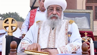  البابا تواضروس يصلي قداس عيد 