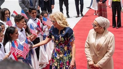 جيل بايدن في القاهرة.. تفاصيل زيارة السيدة الأمريكية الأولى لمصر
