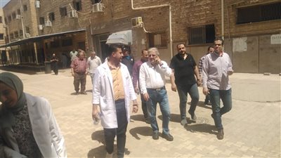 وكيل صحة الدقهلية يتفقد مستشفى دكرنس للاطمئنان على انتظام سير العمل عقب الحريق 