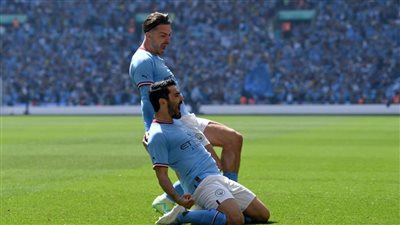 على الطائر.. هدف جوندوجان الثاني أمام مانشستر يونايتد في نهائي كأس الاتحاد الإنجليزي