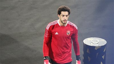 أول ظهور لـ مصطفى شوبير قبل نهائي الأهلي والوداد المغربي