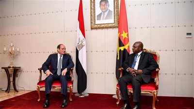 عاجل.. السيسي يعقد اليوم مباحثات ثنائية مع رئيس أنجولا 