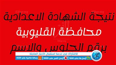[رسميًا PDF] الآن نتيجة الصف الثالث الاعدادي محافظة القليوبية ٢٠٢٣ الشهادة الإعدادية برقم الجلوس والاسم