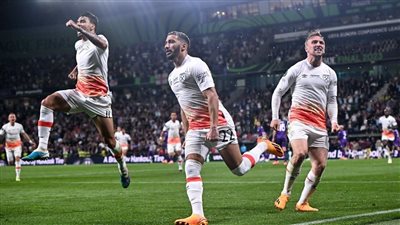 أهداف ونتيجة مباراة فيورنتينا ضد وست هام يونايتد اليوم الأربعاء 7 / 6 / 2023 في نهائي دوري المؤتمر الأوروبي