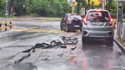 أمطار قياسية تخلف أضرارا في فلاديفوستوك بالشرق الأقصى الروسي 