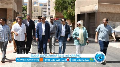 محافظ الفيوم يتابع أعمال رفع كفاءة المحاور المرورية بشارع الورشة ومنطقة السواقي