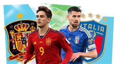 معلق مباراة إيطاليا وإسبانيا اليوم الخميس 15/6/2023 في نصف نهائي دوري الأمم الأوروبية 