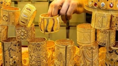 سعر الذهب اليوم الأحد في محلات الصاغة....عيار 21 عند مستويات متدنية منذ شهور 