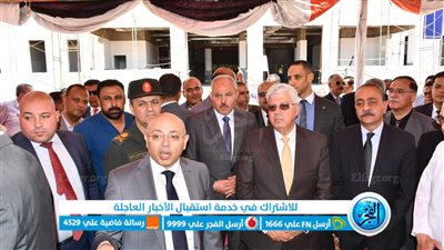 وزير التعليم العالي ورئيس جامعة قناة السويس يتفقدان المستشفيات الجامعية