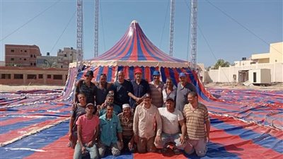 عودة السيرك القومى بالعريش  فى عيد الأضحى المبارك 