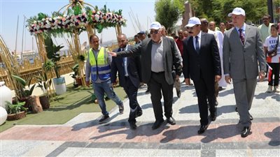 افتتاح المرحلة الأولى لمشروع ممشى أهل مصر بكورنيش النيل بأسوان 