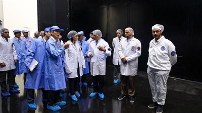 وزيرة التعاون الدولي تشهد مراسم إنهاء أعمال تجميع واختبار القمر الصناعي (Misr Sat 2) 