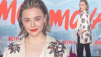 كلوي جريس تحتفل بالعرض الخاص لفيلمها الجديد Nimona