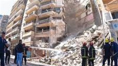 ارتفاع عدد مصابي عقار الإسكندرية المنهار (تفاصيل)