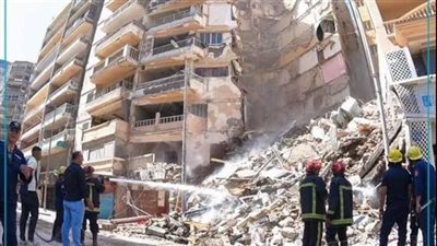 تصريح جديد من متحدث الصحة بشأن عقار الاسكندرية المنهار