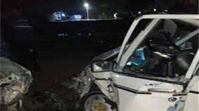 عاجل.. إصابة ٨ أشخاص في حادث بطريق طنطا - بسيون