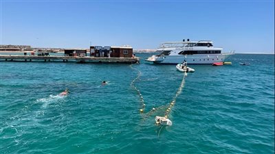 وزيرة البيئة تشرف على أعمال الرصد الساحلى بالبحر الأحمر