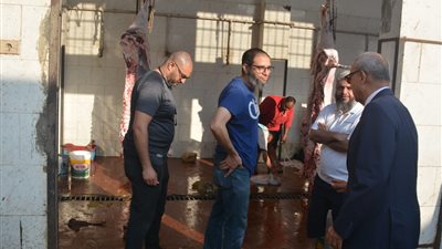 محافظ القليوبية يتفقد المجازر للاطمئنان على جاهزيتها لاستقبال الأضاحي