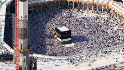 شاهد.. صور جوية بديعة من سماء مكة المكرمة خلال مناسك الحج