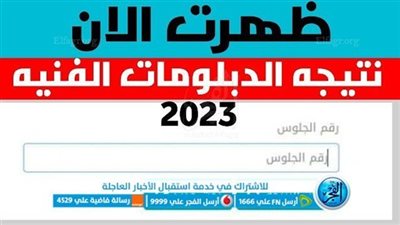 رابط الاستعلام عن نتيجة الدبلومات الفنية 2023 بالاسم الثلاثي ورقم الجلوس عبر موقع بوابة التعليم الفني