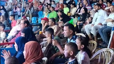 السيرك القومى بالعريش كامل العدد فى رابع  أيام عيد الأضحى المبارك  