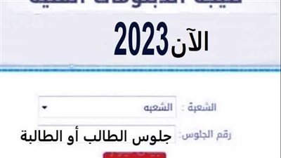 رابط نتيجة الدبلومات الفنية 2023 برقم الجلوس